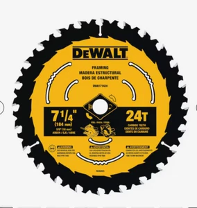 DEWALT DWA171424B10 7-1/4-Inch 24-Tooth Circular Saw Blade, 10-Pack - Picture 1 of 1