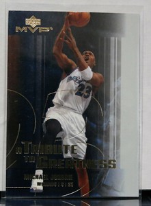 2003-04 UPPER DECK MVP MICHAEL JORDAN 'A TRIBUTE TO GREATNESS' #MJ4
