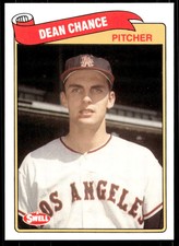 1989 Swell Baseball Greats 89 Dean Chance   Los Angeles Angels