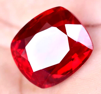 82.15 Ct Natural Mozambique Blood Red Ruby Certified BIG-SIZE Treated Gemstone - Image 1 of 4