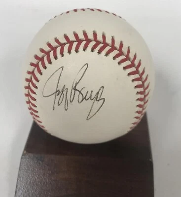 Бейсбольный мяч с автографом Джеффа Берроуза официальная Американская лига (OAL) - Изображение 1 из 2