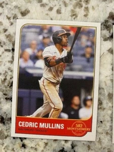 2022 TOPPS MONTGOMERY 582 CLUB SET 1 CARD BALTIMORE ORIOLES CEDRIC MULLINS #5 - Picture 1 of 1