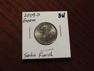 2009-D Guam Satin Finish (Special Strike) Quarter -- (BU) -- BEAUTIFUL! - Image 1 of 3