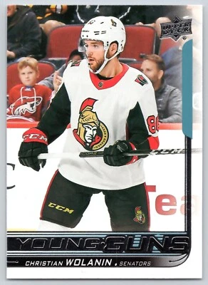 CHRISTIAN WOLANIN RC YOUNG GUNS 2018-19 UPPER DECK 18-19 NO 460           39277 - Image 1 of 2
