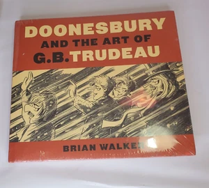 Doonesbury Sealed HC Comic Art Book GB Trudeau Yale Press Coffee Table Book - Imagen 1 de 7