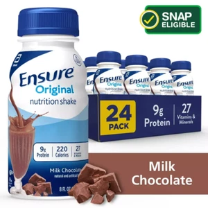 Batido Ensure Original Nutrition, 8 fl. Paquete de 24 oz, chocolate con leche - Imagen 1 de 7