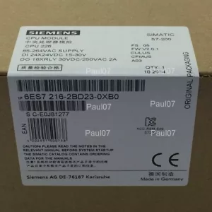 New Siemens 6ES7216-2BD23-0XB0 SIMATIC S7-200 CPU 226 6ES7 216-2BD23-0XB0 - Foto 1 di 5