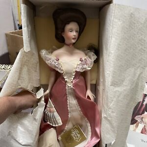The Gibson Girl 'Laura the Debutante' Porcelain Doll 1986 Franklin Heirloom 