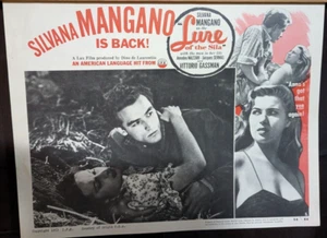 "ESCA DELLA SILA" Set di 8 Carte Lobby ORIGINALI Silvana Mangano, Amedeo Nazzari - Foto 1 di 8