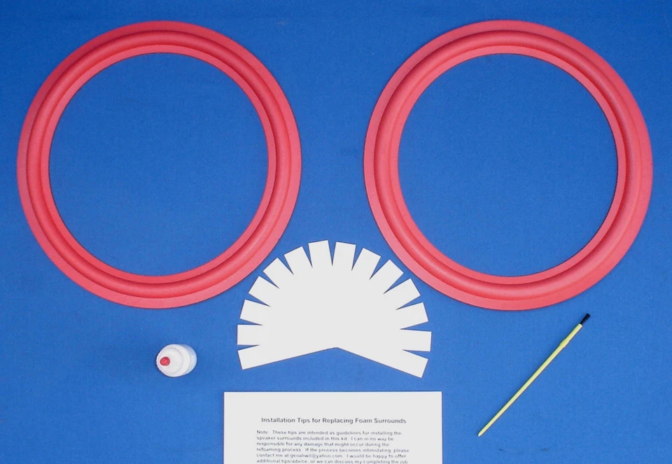 Cerwin Vega M-100 / 154WT Altavoz Espuma Surround Kit de Reparación / Woofer Refoam Kit Foto 1 de 1