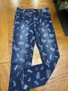 VTG JORDACHE LEGGINGS HEARTS, LIPSTICK FLASH CAMERA SZ 6X   vbb - Picture 1 of 7