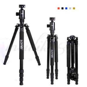 Z818 Professional Portable Aluminium Tripod Monopod&Ball Head For DSLR Camera - Picture 1 of 10