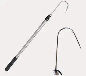 Raffio Arpione Extra Forte Pesca Tonno Dentice Ricciola Traina Telescopico Made - Foto 1 di 12