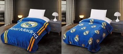 Real Madrid Cloud Soft Reversible Blanket Twin Size 60"x80" - Image 1 of 4