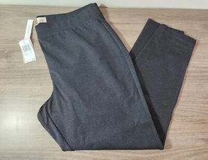 Philosophy Women's Size 2X Chevron Gray &  Black Skinny Pull On Pants Leggings - Picture 1 of 6