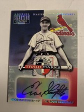2001 Donruss Signature Series Master Signatures Enos Slaughter Auto (188)