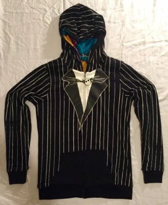 Кошмар перед Рождеством 2015 двусторонняя толстовка с капюшоном Jack Sally костюм новый S - XL - Изображение 1 из 4