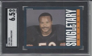 Tarjeta de fútbol americano Topps 1985 #34 Mike Singletary Chicago Bears clasificación SGC 6,5 - Imagen 1 de 2