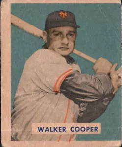 1949 Bowman #117 Walker Cooper New York Giants E13 - Bild 1 von 2