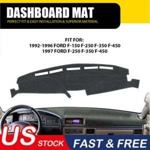 Alfombrilla de tablero gris para camioneta Ford F150 F250 Bronc 1992-97 EE. UU. - Imagen 1 de 10