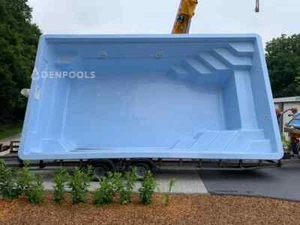 GFK, Schwimmbecken CUBA Pool 6.5 x 3.7 x 1.5m Fertigpool Hersteller⭐ - Bild 1 von 16