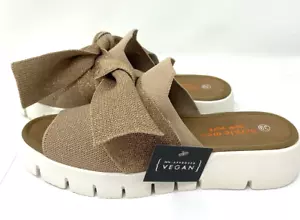 New in Box! Bernie Mev. Freesia Blush Rose Gold Slide Flip Flop Size 39 US 8.5 - Picture 1 of 8