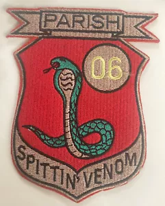 Parish 06 Spittin’ Venomous Flow Embroibered Patch 4” x 5” - Picture 1 of 2