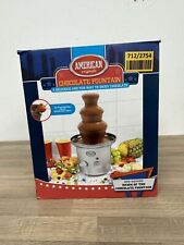 American Originals 3 Tier Dipping Tray Chocolate Fountain Silver Kids Childrens