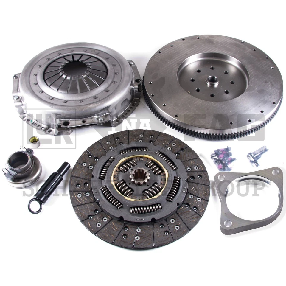 For Dodge Ram 5.9L TDI Clutch Kit 12.25" Plate Disc Flywheel Bearing Pilots LUK - Image 1 of 1