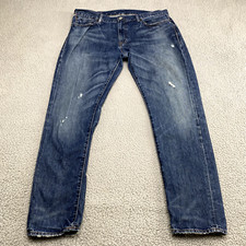 Denim & Supply Ralph Lauren Jeans Mens 34x30 Tapered Straight Pants Actual 39x30