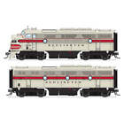 Broadway Limited Ho P3 F3 A/B Diesels Cb&Q #116-A/116-B/Greyback Freight Dc/D