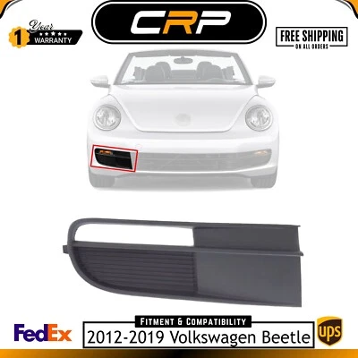 Nueva cubierta de luz antiniebla para Volkswagen Beetle 2012-2019 lado del pasajero VW1039128 Foto 1 de 4