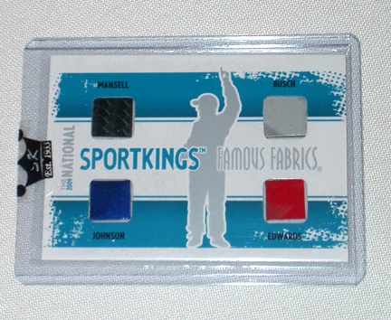 Tecidos Sportkings Mansell/Kyle Busch/Johnson/Edwards/9 - Imagem 1 de 1