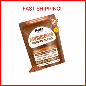 Organic Mushroom Instant Coffee (60 Servings) w/ 7 Superfood Mushrooms, Great Ta - Picture 1 of 1
