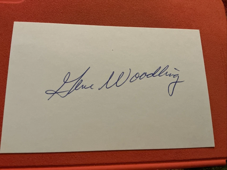 Gene Woodling🔥🔥MLB Debut 9/23/43 Cleveland Indians🔥🔥N.Y. Yankees🔥🔥🔥🔥 - Image 1 of 1