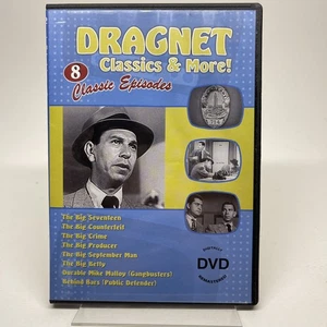TV Classics - Dragnet 8 Classic Episodes (DVD, 2009) - Imagen 1 de 4