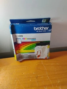 *Versiegelt in offener Verpackung* Brother LC406Y Tintenpatrone Gelb 03/2027 - Bild 1 von 4