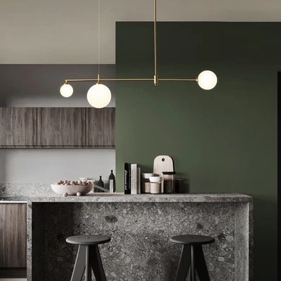 Kitchen Pendant Light Home Chandelier Lighting Copper Lamp Bedroom Ceiling Light - Image 1 of 4