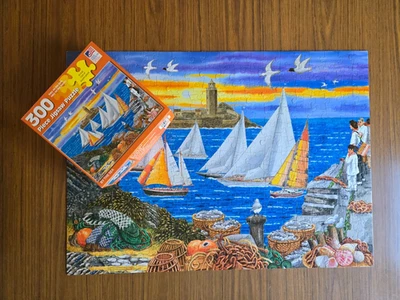 Great American Puzzle Factory BY THE SEA 300 large piece puzzle COMPLETE VG+ - Image 1 of 4