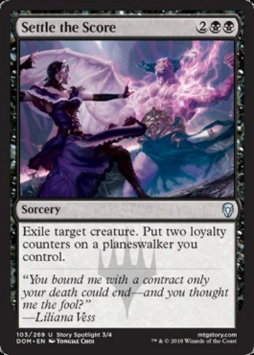x1 Settle the Score - Dominaria - NM - MTG - Image 1 of 1