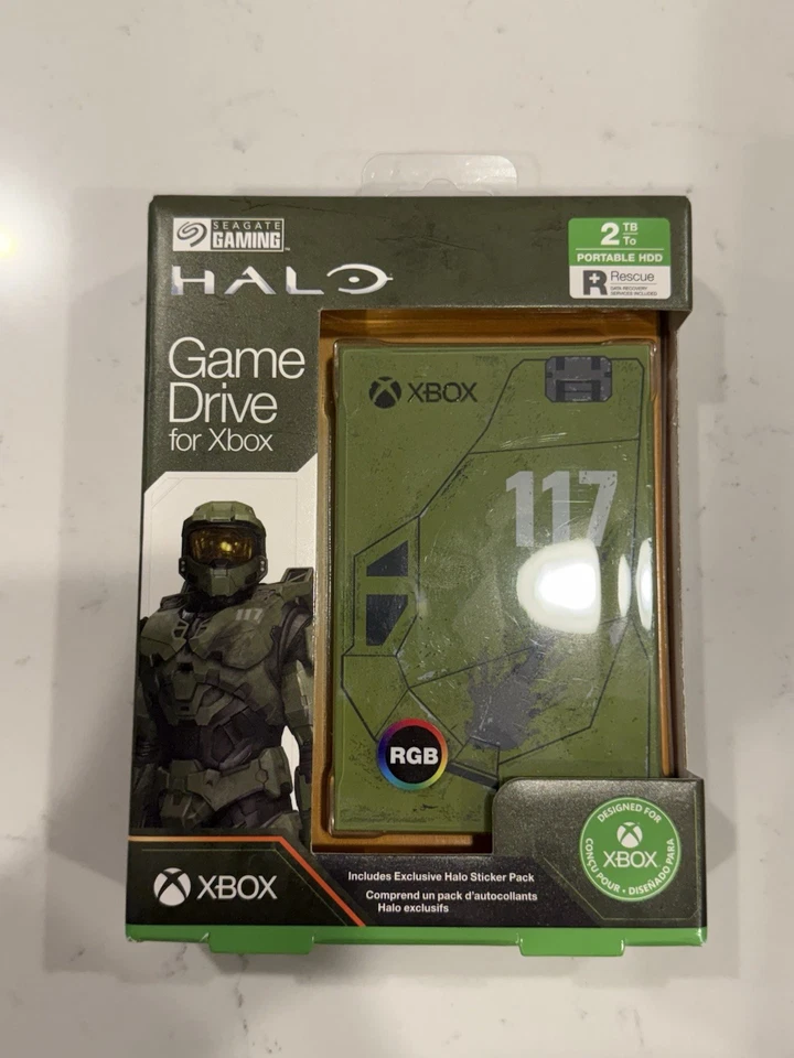 Seagate Game Drive 2TB for XBOX [ Halo Infinite Limited Edition ] NEW - Image 1 of 1