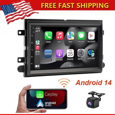 7'' Android 14 Car Stereo Radio Carplay GPS Navi For 2004-2014 FORD F150/250/350 Foto 1 de 4