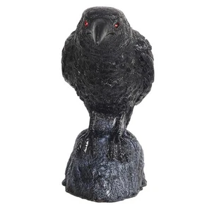 Halloween Express Raven with Turning Head & Sound Halloween Decoration - Size 17 - Picture 1 of 2