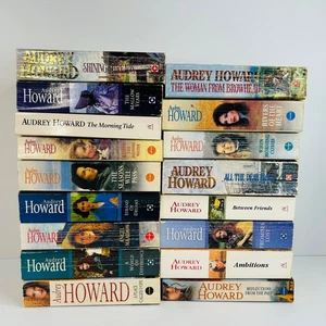 x17 Audrey Howard Book Lot Historical Romance Fiction Paperback Novels - Foto 1 di 24