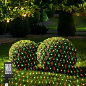 12ft x 5ft 360 LED Christmas Net Lights, 8 Modes Low Voltage Mesh Christmas D... - Picture 1 of 6