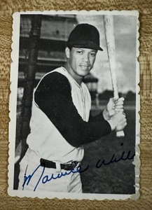 1969 Topps Baseball Deckle Edge Maury Wills Card 24 Dodgers - Picture 1 of 3