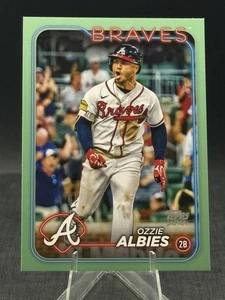 2024 Topps Japan Jade Green Parallel #148 Ozzie Albies /75 Atlanta Braves - Picture 1 of 2