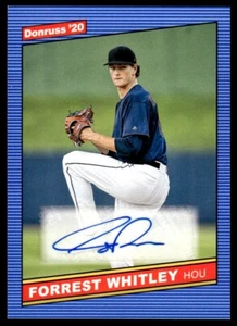 2020 Donruss Retro 1986 Signatures Forrest Whitley Rookie Auto #86S-FW - Picture 1 of 2