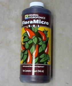 General Hydroponics Flora Series FloraGro FloraBloom FloraMicro 32 oz QT - gh - Picture 1 of 1