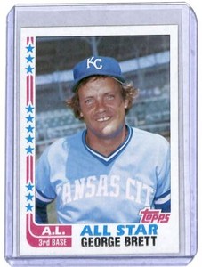 1982 Topps George Brett Kansas City Royals #549